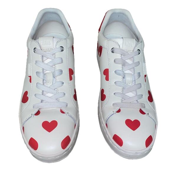 Coach Women’s Lowline Low Top Sneaker with Signature Valentine’s Day 9.5B - Picture 1 of 10